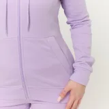 GymBeam Women‘s Limitless Zip Up Hoodie Lavender - Rozmiar: S | Pohlavie: Damskie | Vek: Dorośli | Waga: 0,45 g | Opakowanie: 40 · záber 2