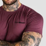 GymBeam Men‘s Fitted TRN T-shirt Eggplant - Rozmiar: S | Kolor: Fioletowy | Waga: 0,18 g | Opakowanie: 110 · záber 4