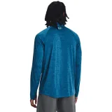 Under Armour Mens T-shirt Tech 2.0 1/2 Zip Blue · záber 2