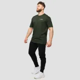 GymBeam Men‘s Basic T-Shirt Green - Rozmiar: L | Kolor: Zielony | Waga: 0,147 g · záber 5