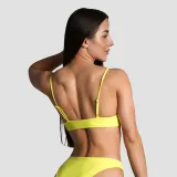 GymBeam Women‘s Bikini Top CURACAO Lime - Rozmiar: XS | Kolor: Żółty | Waga: 0,05 g · záber 2