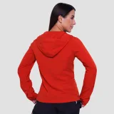 GymBeam Women‘s Pulse Running Jacket Orange - Rozmiar: XXL | Kolor: Pomarańczowy | Waga: 0,23 g | Opakowanie: 55 · záber 3