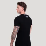 GymBeam Tribal Ribbed T-shirt Black - Rozmiar: XXL | Kolor: Czarny | Waga: 0,3445 g | Opakowanie: 75 · záber 4