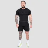 GymBeam Static Seamless T-shirt Black - Rozmiar: M | Kolor: Czarny | Waga: 0,19299 g | Opakowanie: 73 · záber 5