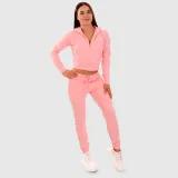GymBeam Damskie spodnie dresowe TRN pink · záber 4