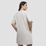 GymBeam Women‘s Agile T-shirt Dress Desert - Rozmiar: L | Kolor: Béžová | Waga: 0,308 g · záber 3