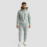 GymBeam Limitless Hoodie Eucalypt - Rozmiar: XXL | Kolor: Zielony | Waga: 0,75 g | Opakowanie: 26 · záber 5