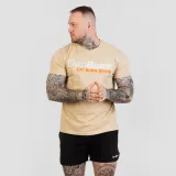 GymBeam Grow T-shirt Sand - Kolor: Béžová | Waga: 0,22 g | Opakowanie: 50 · záber 4