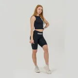 NEBBIA Women‘s High Waist Gym Therapy Biker Shorts Black · záber 4