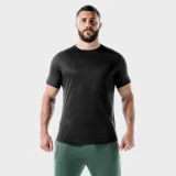 SQUATWOLF Men‘s T-shirt LAB360º Recycled Mesh Tee Black · záber 1