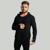 STRIX MERINO I Zip Up Hoodie Black · záber 5