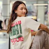 GymBeam Prague T-shirt Cream - Rozmiar: XL | Kolor: Béžová | Waga: 0,2498 g | Opakowanie: 37 · záber 3