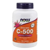 NOW Foods Witamina C 500 mg tabletki do ssania - Smak: Wiśnia jagoda | Waga: 0,2449 g | Opakowanie: 12 · záber 2