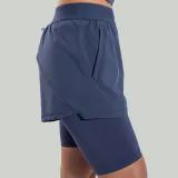 STRIX Women‘s ULTRA 2in1 Shorts Graystone · záber 5