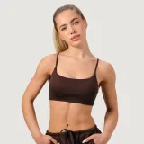 GymBeam NEO Seamless Sports Bra Mocha - Rozmiar: XS | Kolor: Brązowy | Waga: 0,091 g | Opakowanie: 123 · záber 1