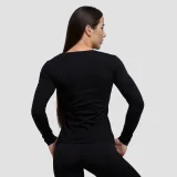 GymBeam Women‘s Basic Long Sleeve T-Shirt Black - Rozmiar: XS | Kolor: Czarny | Waga: 0,137 g · záber 3