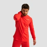 GymBeam Limitless Sweatshirt Hot Red - Rozmiar: S | Kolor: Czerwony | Waga: 0,32 g · záber 4