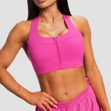 GymBeam Women‘s Pulse X Running Sports Bra Purple - Rozmiar: XS | Kolor: Fioletowy | Waga: 0,0973 g | Opakowanie: 50 · záber 3
