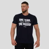 GymBeam One Team T-shirt Navy - Rozmiar: M | Kolor: Niebieski | Waga: 0,2 g · záber 4
