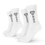 STRIX Essential Crew Socks 2Pack White - Rozmiar: S | Kolor: Biały | Waga: 0,15 g | Opakowanie: 85 · záber 3