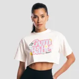 GymBeam Women‘s GymBabe Shirt Cream - Rozmiar: XS | Kolor: Béžová | Waga: 0,1355 g | Opakowanie: 125 · záber 1
