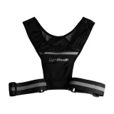 GymBeam Pulse Reflective Vest - Rozmiar: S, M | Kolor: Czarny | Waga: 0,14 g | Opakowanie: 50 · záber 1