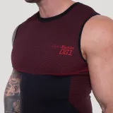 GymBeam OG1 Seamless Tanktop Black/Red - Rozmiar: XXL | Kolor: Czarny | Waga: 0,2305 g | Opakowanie: 90 · záber 2