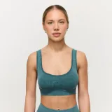 GymBeam Lift Seamless Sports Bra Petrol - Rozmiar: XS | Kolor: Zielony | Waga: 0,086 g | Opakowanie: 70 · záber 1