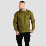 GymBeam Męska bluza Basic Military Green - Rozmiar: L | Pohlavie: Męskie | Vek: Dorośli | Waga: 0,39 g | Opakowanie: 30 · záber 2