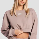 GymBeam Women‘s Aura Cropped Sweatshirt Roux - Rozmiar: XS | Kolor: Różowy | Waga: 0,36 g | Opakowanie: 36 · záber 3
