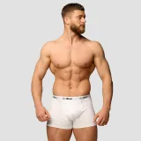 GymBeam Bokserki Essentials 3Pack White - Rozmiar: S | Kolor: Biały | Waga: 0,21 g | Opakowanie: 72 · záber 4