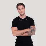 GymBeam Tribal Ribbed T-shirt Black - Rozmiar: XXL | Kolor: Czarny | Waga: 0,3445 g | Opakowanie: 75 · záber 3