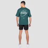 GymBeam Lifting Heavy T-shirt Forest - Rozmiar: L | Kolor: Zielony | Waga: 0,2679 g | Opakowanie: 37 · záber 5