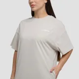 GymBeam Women‘s Agile T-shirt Dress Desert - Rozmiar: L | Kolor: Béžová | Waga: 0,308 g · záber 2