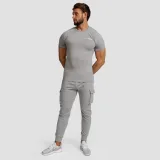 GymBeam Men‘s Fitted TRN T-shirt Grey - Rozmiar: M | Kolor: Szary | Waga: 0,181 g | Opakowanie: 110 · záber 5