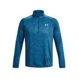 Under Armour Mens T-shirt Tech 2.0 1/2 Zip Blue · záber 3