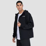 GymBeam Men‘s Relay Jacket Black - Rozmiar: M | Kolor: Czarny | Waga: 0,535 g | Opakowanie: 32 · záber 3