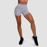 GymBeam Women‘s FIT Shorts Mist Grey - Rozmiar: XXL | Kolor: Szary | Waga: 0,105 g | Opakowanie: 150 · záber 1