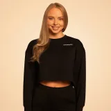 BeastPink Women‘s Grace Sweatshirt Black - Rozmiar: M | Kolor: Czarny | Waga: 0,381 g | Opakowanie: 50 · záber 1
