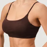 GymBeam NEO Seamless Sports Bra Mocha - Rozmiar: XS | Kolor: Brązowy | Waga: 0,091 g | Opakowanie: 123 · záber 2