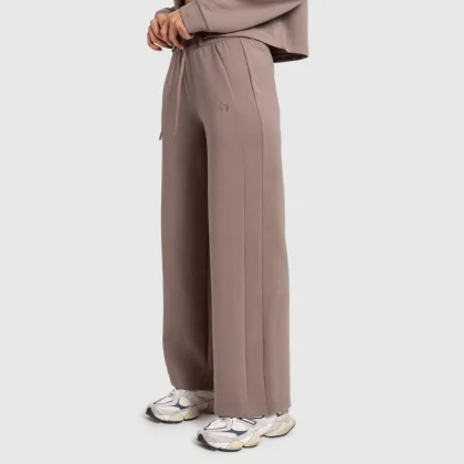 Pantaloni de trening damă Iron Aesthetics Enigma, maro
