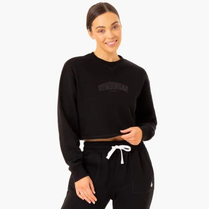 Ryderwear Hanorac pentru femei Ultimate Fleece Black