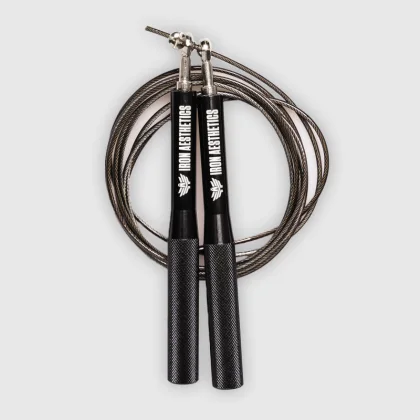 Coardă Iron Aesthetics Metal Speed Rope, neagră