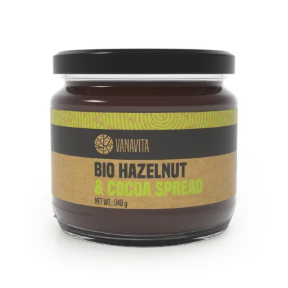 VanaVita BIO Cremă tartinabilă de alune cu cacao