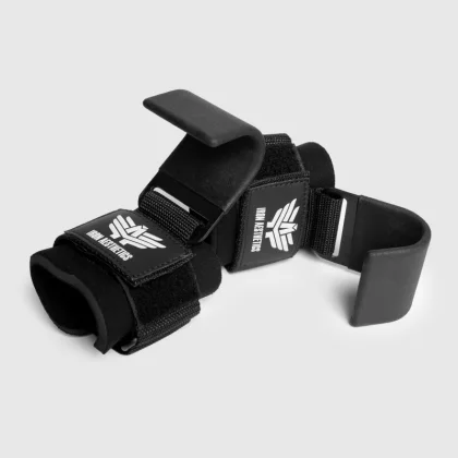 Chingi fitness Iron Aesthetics Lifting hooks, negre