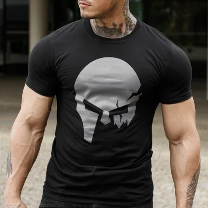 Tricou Ultrasoft Iron Aesthetics Skull, B&G