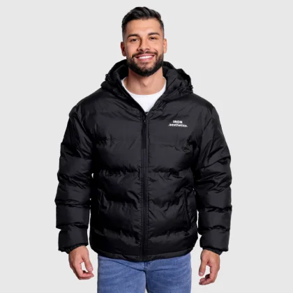 Geacă pentru bărbați Iron Aesthetics Zenit Puffer, neagră