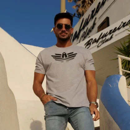 Tricou sport bărbați Iron Aesthetics Break, gri