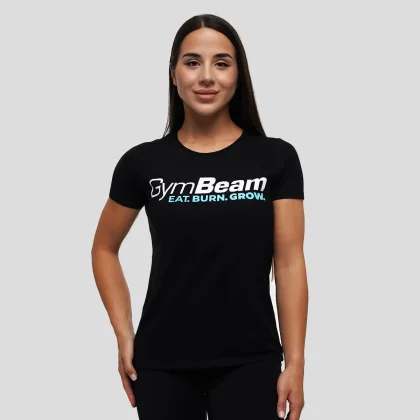 GymBeam Tricou pentru femei Grow Black