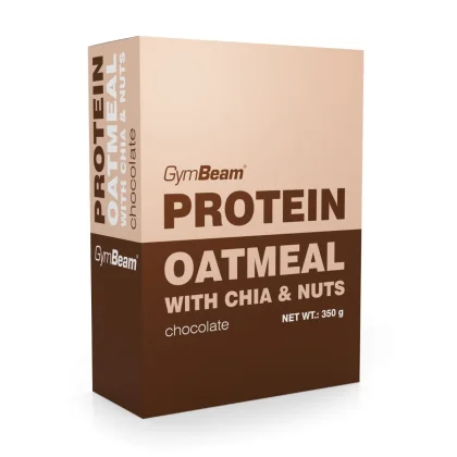 GymBeam Terci de ovăz proteic cu semințe de chia și nuci
